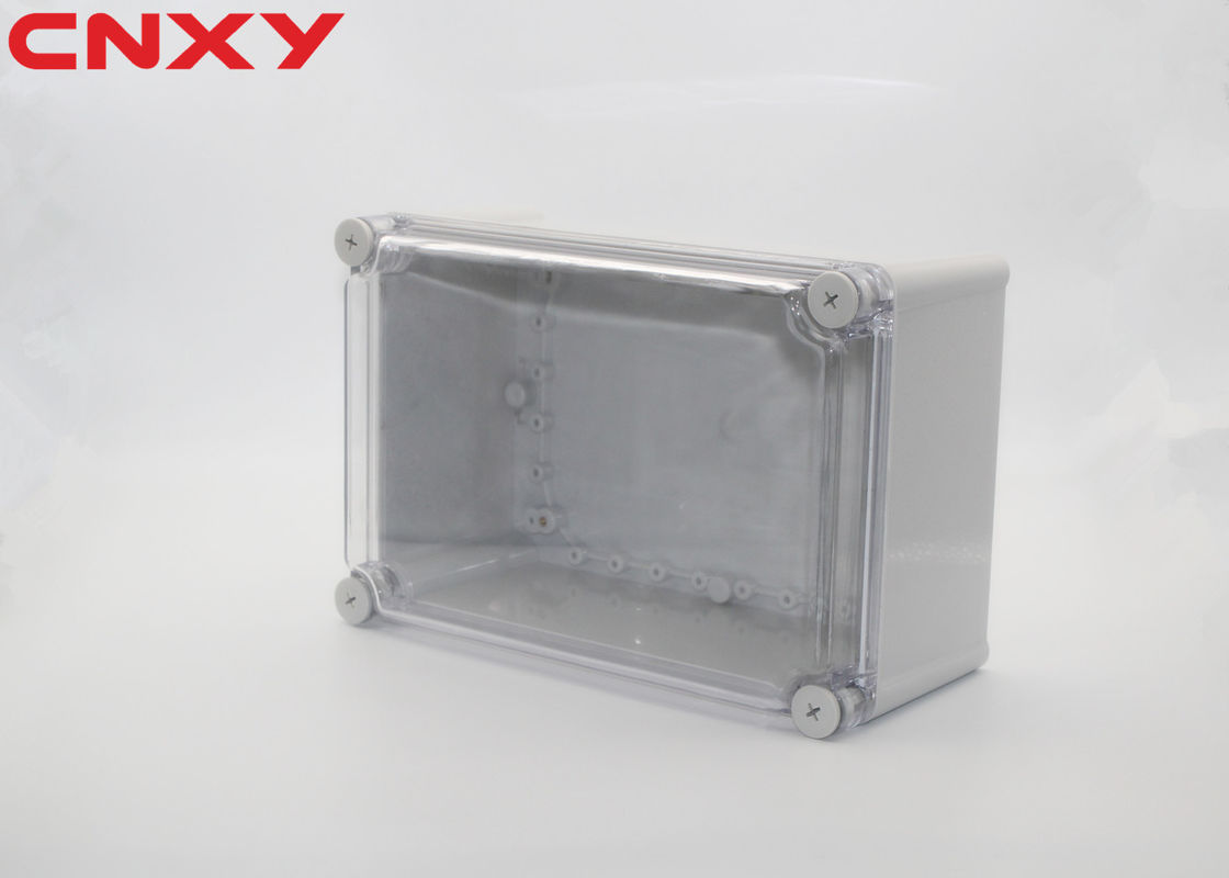 Transparante van de de bijlage waterdichte kabeldoos van de dekkingsdouane plastic elektronische duidelijke waterdichte bijlage 280*190*130mm